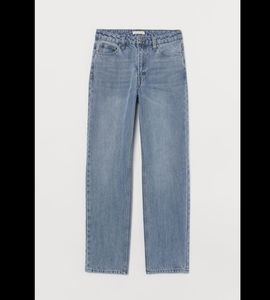 Light Wash Straight Leg Jeans